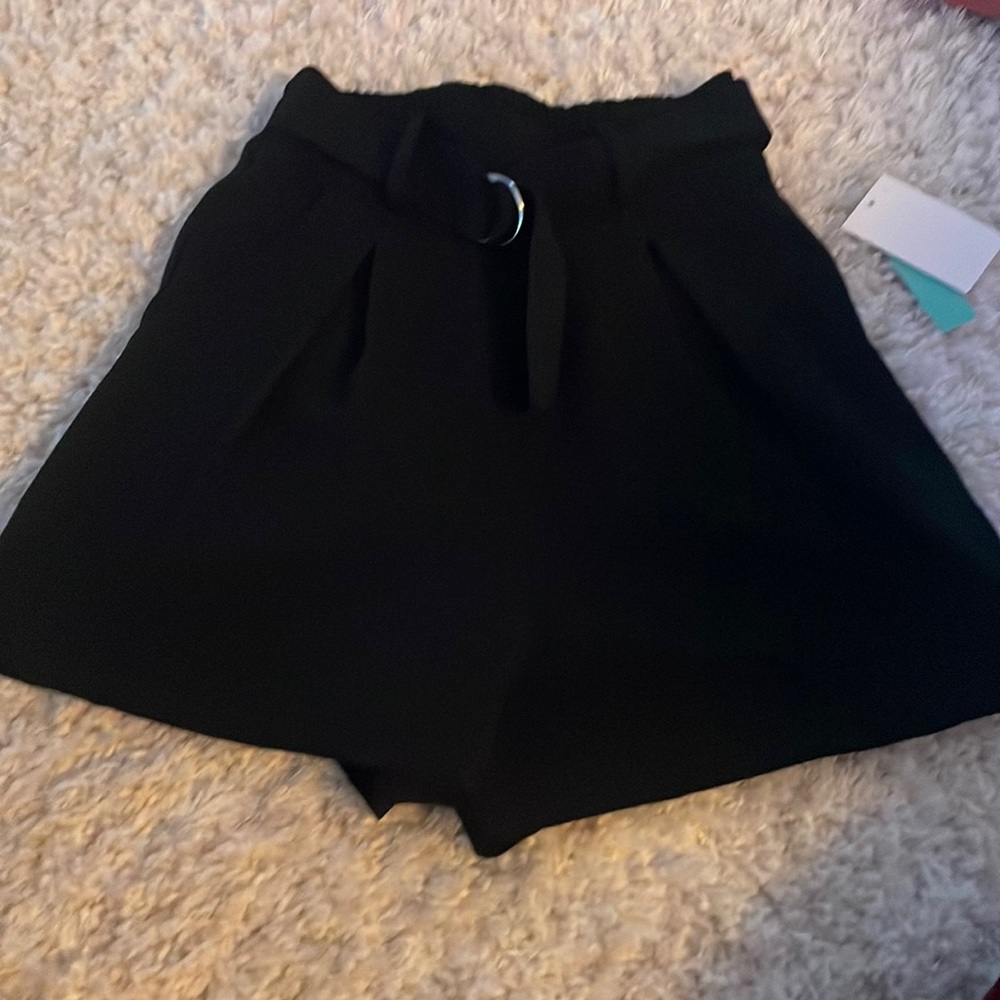 black dress up shorts